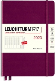 Купить Еженедельник вертикальный Leuchtturm1917 на 2023 год (A5, винный) в интернет магазине в Киеве: цены, доставка - интернет магазин Д.Магазин