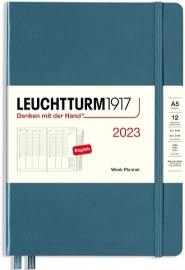 Купить Еженедельник вертикальный Leuchtturm1917 на 2023 год (A5, серо-синий) в интернет магазине в Киеве: цены, доставка - интернет магазин Д.Магазин