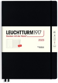 Купить Еженедельник Leuchtturm1917 на 2023 год с заметками (A4+, черный) в интернет магазине в Киеве: цены, доставка - интернет магазин Д.Магазин