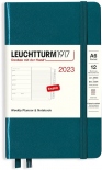 Щотижневик Leuchtturm1917 на 2023 рік із замітками (A6, тихоокеанський зелений)