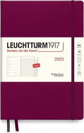 Купить Еженедельник Leuchtturm1917 на 2023 год с заметками (B5, винный) в интернет магазине в Киеве: цены, доставка - интернет магазин Д.Магазин