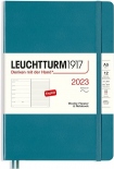 Щотижневик Leuchtturm1917 на 2023 рік із замітками (A5, океанський, м'яка обкладинка)