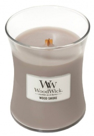 Купить Ароматическая свеча WoodWick Medium Wood Smoke 275 г в интернет магазине в Киеве: цены, доставка - интернет магазин Д.Магазин