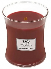 Купить Ароматическая свеча WoodWick Medium Smoked Walnut & Maple 275 г в интернет магазине в Киеве: цены, доставка - интернет магазин Д.Магазин
