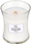 Ароматична свічка WoodWick Medium White Tea & Jasmine 275 г