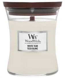 Купить Ароматическая свеча WoodWick Mini White Teak 85 г в интернет магазине в Киеве: цены, доставка - интернет магазин Д.Магазин