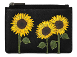 Гаманець Yoshi Sunflowers Black (маленький, чорний)