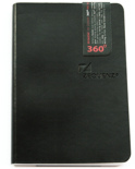 Большой блокнот Zequenz 14,8 х 21 см черный в линию